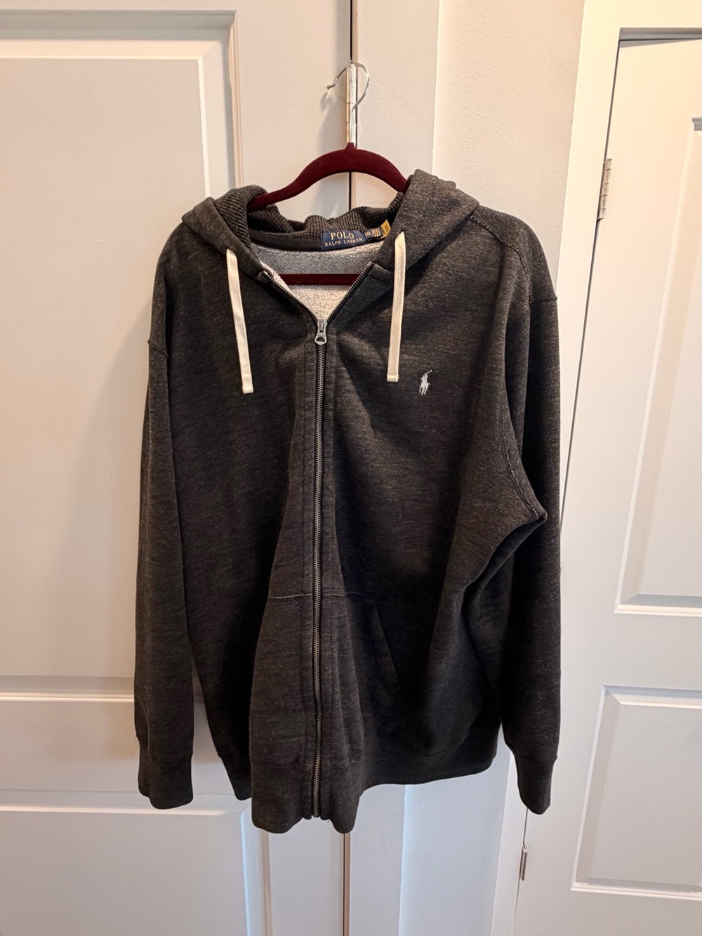 Polo by Ralph Lauren Dark Gray Full-Zip Hooded Jacket
